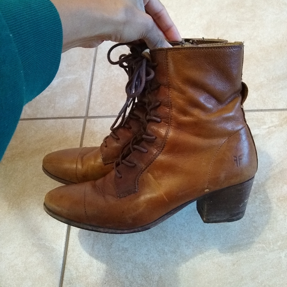 Frye leather ankle boots